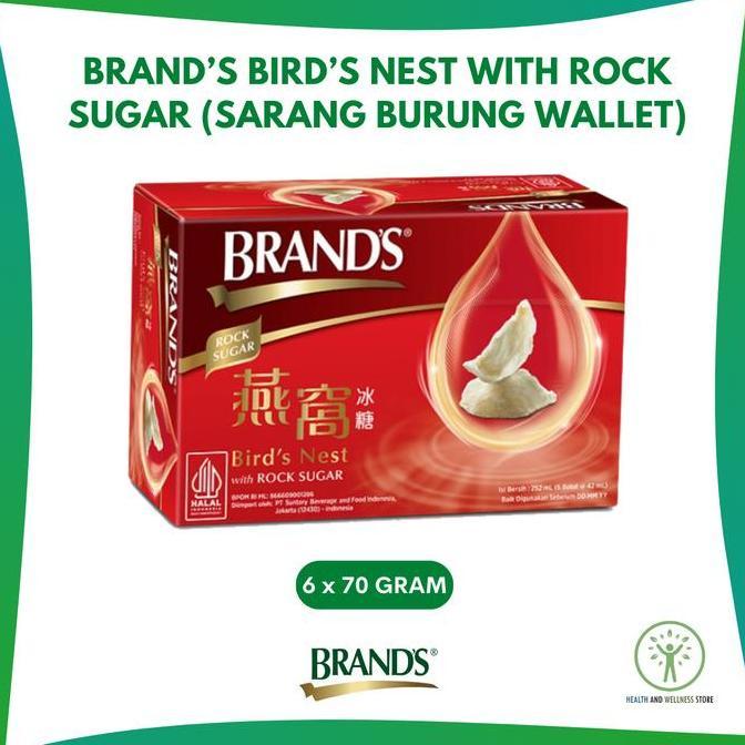 Ladyxy- Brands Bird Nest 70 Gram 6 Botol Sarang Burung Walet 1 Box