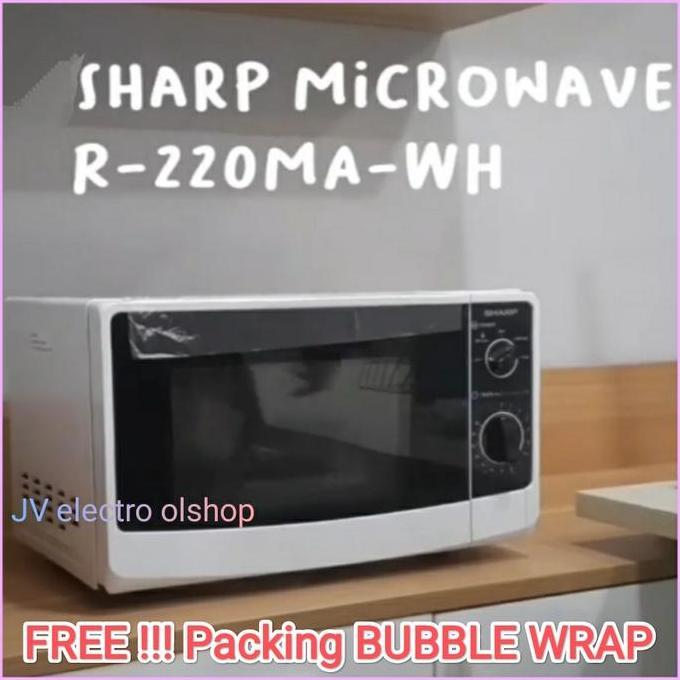 Microwave SHARP R-220MAWH 20 Liter - 450w / SHARP Microwave Low Watt