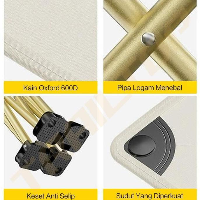 Dkrs- Trailtop Kursi Lipat Portable Beban 120Kg Kursi Lipat Outdoor Kecil Untuk Camping/Hiking/Manci