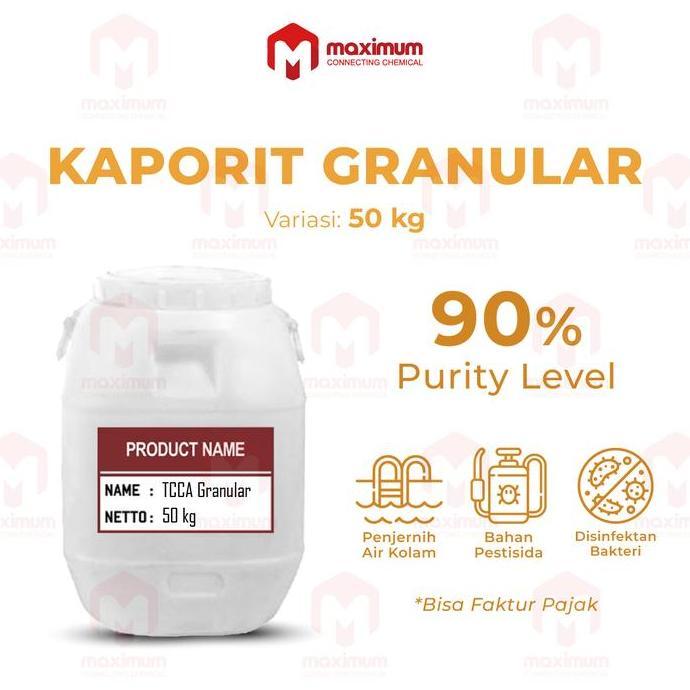 Kaporit Granular / Chlorine Granular TCCA 90% Granular - 50 Kg