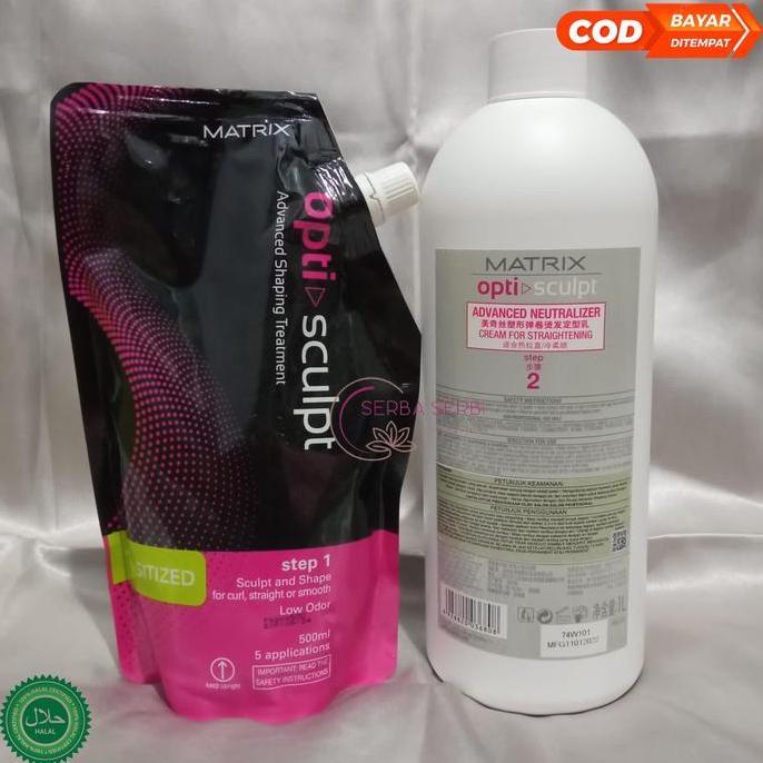 Littlehn- Opti Sculpt 500Ml Matrix Smoothing Resistant Normal Sensitized Pelurus Rambut Rebonding
