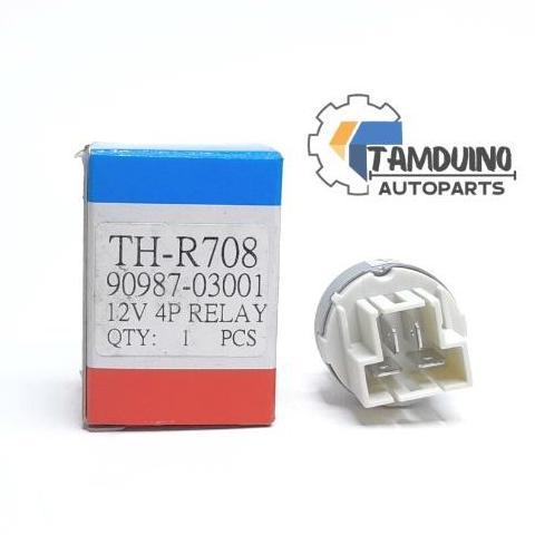 Expert- RELAY KIPAS RADIATOR EXTRA FAN STARLET COROLLA CORONA CROWN 4 KAKI 12V