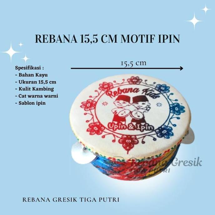 Rebana hadroh anak susun 4 Hadroh mainan Kotek kincring kecimpring rebana jepara terbangan gendang