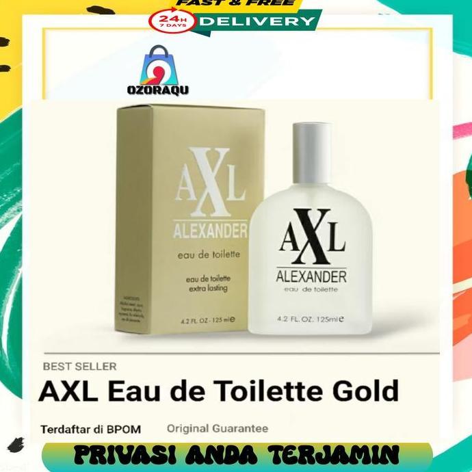 Parfum AXL Alexander Eau De Toilette 125 ml - Gold