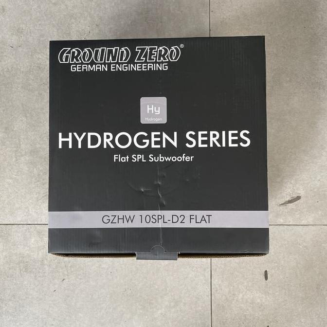 SUBWOOFER GROUND ZERO HYDROGEN GZHW 10SPL-D2 FLAT SQL SHALLOW SUBWOOFER Promo