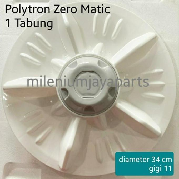 Pulsator Mesin Cuci Polytron Zero Matic 1 Tabung diameter 34 cm as 11 / Baling Baling Mesin Cuci / O