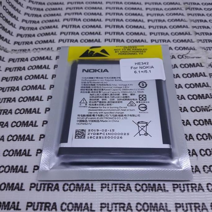 BATRE BATERE BATERAI NOKIA 6.1 PLUS HE342 NOKIA 6.1 PLUS HE342 ORIGINAL
