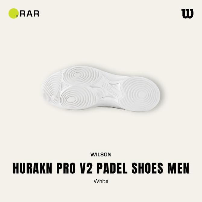 Wilson Hurakn Pro V2 Padel Shoes (M) - White - Sepatu Tenis Pria