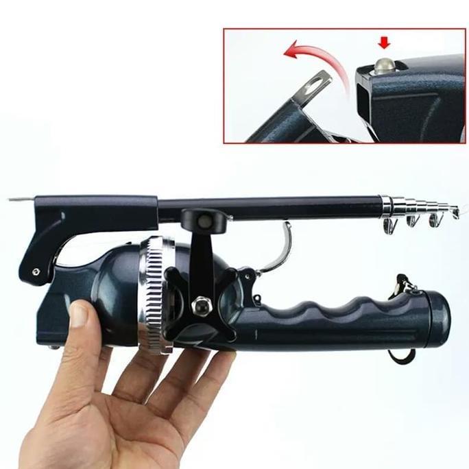 Joran pancing telescopic bisa dilipat-foldable fishing rod-jejer