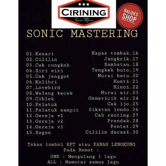 Expert- masteran burung mp3 masteran burung murai anis kacer sonic