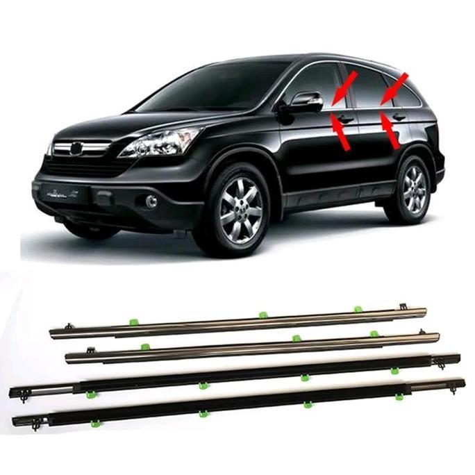 Pelipit Kaca Luar Crome Honda CRV Gen 3 2007-2011 untuk Mobil Car Karet FORSALE