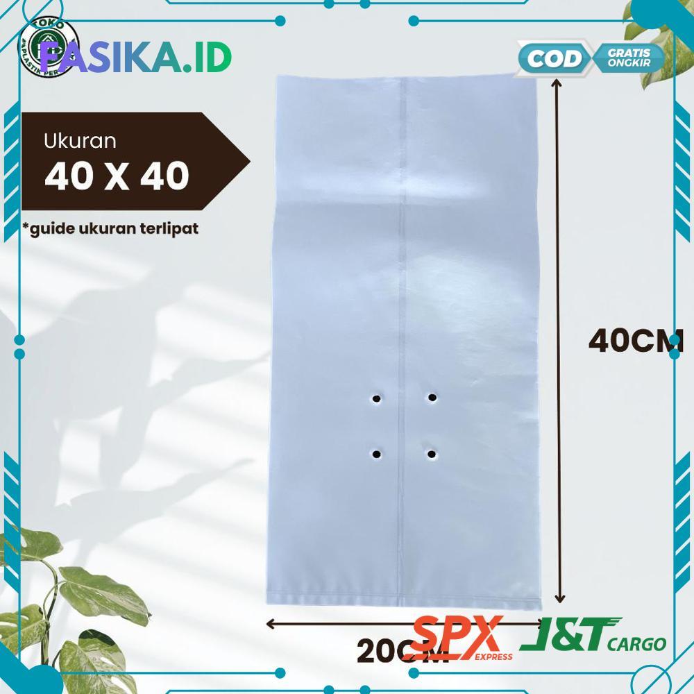 Polybag Putih 40 x 40 Isi 50 Lembar - Polybag Melon HARGA GROSIR - RO30-1312 2025 Bisa COD Best