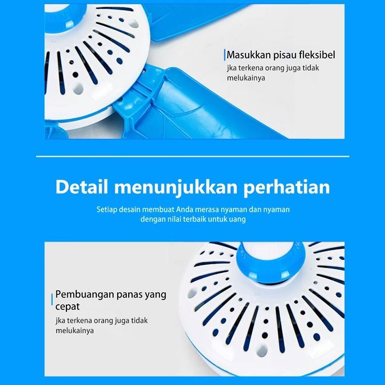 Terbaru Haoyande Kipas Angin Gantung Plafon Langit Mini Kipas Angin Baling Baling Gantung 60Watt