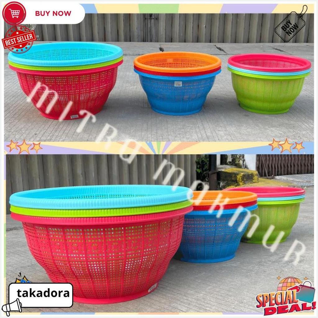 Lion Star - Baku Nasi Plastik Wakul Cengkeh Plastik Tempat Nasi Bakul Nasi Bw-7 Original Produk