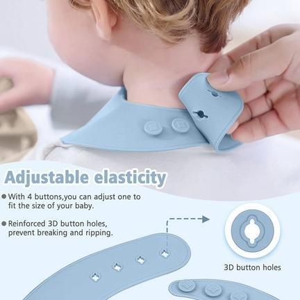 Terbaru Cookglory Set Piring Makan Bayi Silikon - Piring Silikon Bebas Bpa & Set Makan Penting