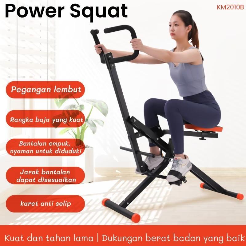 Power Squat Alat Olahraga Fitness Cardio Latihan Otot Perut Pinggang Paha