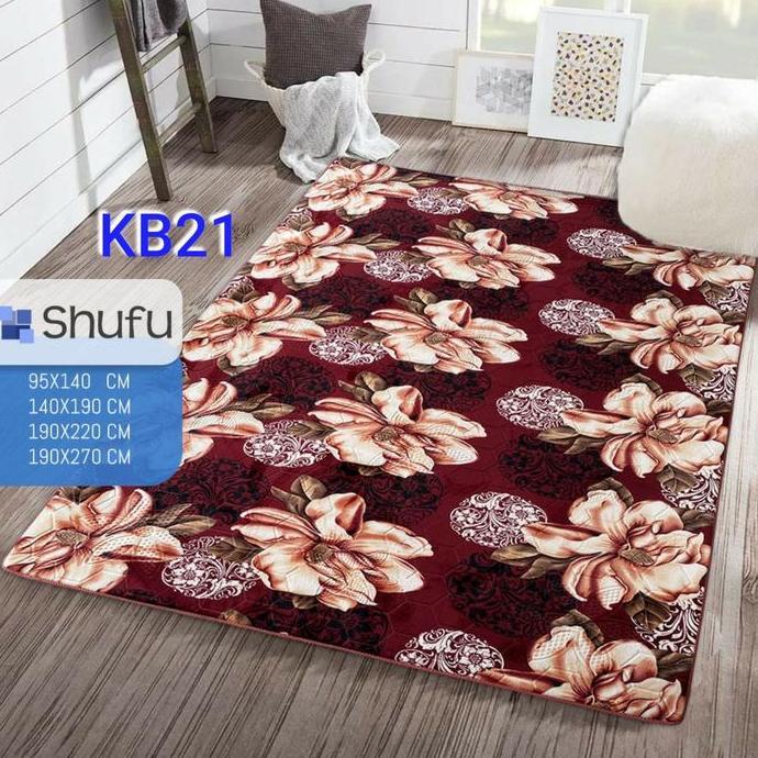 Promo Karpet Malaysia 190x270 jumbo / Karpet import/ Motif Kembang Diskon