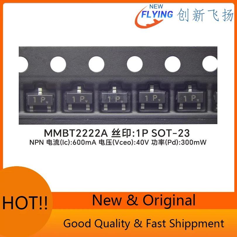 100pcs MMBT2222ALT1G SOT-23 MMBT2222a 2222 SMD 225mW 40V 600mA NPN transistor 1P