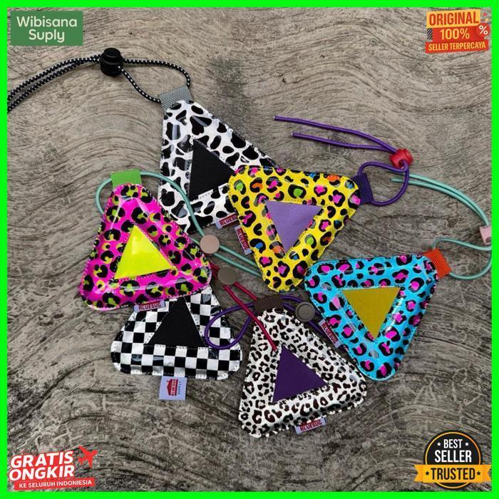 Murah Triangle Segitiga Sepeda Motif Bluesugsupply Triangle Reflector