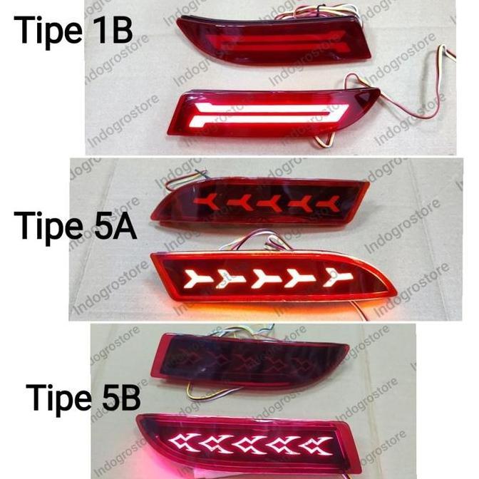 Promo LAMPU REFLEKTOR BEMPER BELAKANG LED MOBIL ALL NEW AVANZA XENIA 2012 2013 2014 2015 2016 2017 2