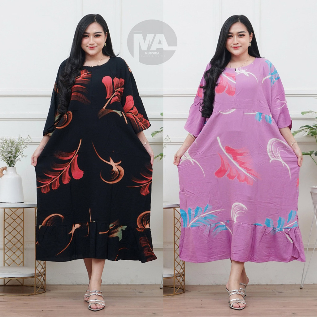 Daster Batik Pekalongan Lengan Pendek Premium Jumbo Ld 140 Busui