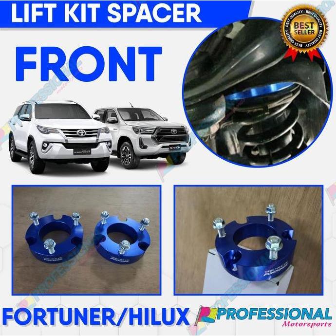 Aksesoris Liftkit spacer Peninggi per depan Fortuner Hilux VNT TRD VRZ