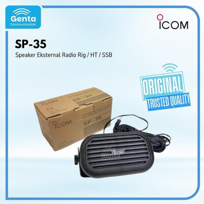 PROMO - SPEAKER TAMBAHAN RADIO RIG HT SSB ICOM SP-35 SP35 SP 35 / SPEAKER EKSTERNAL RADIO RIG SP35 S