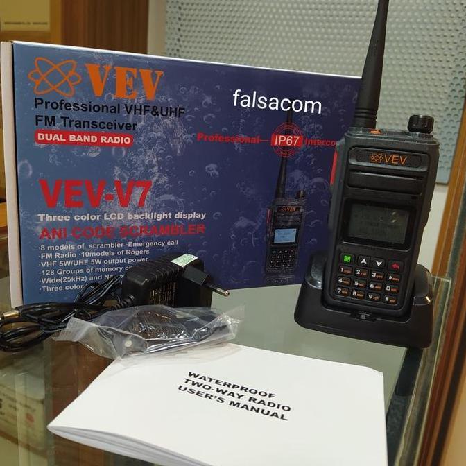 PROMO - Handie talkie HT VEV V7 DUAL BAND waterproof vev
