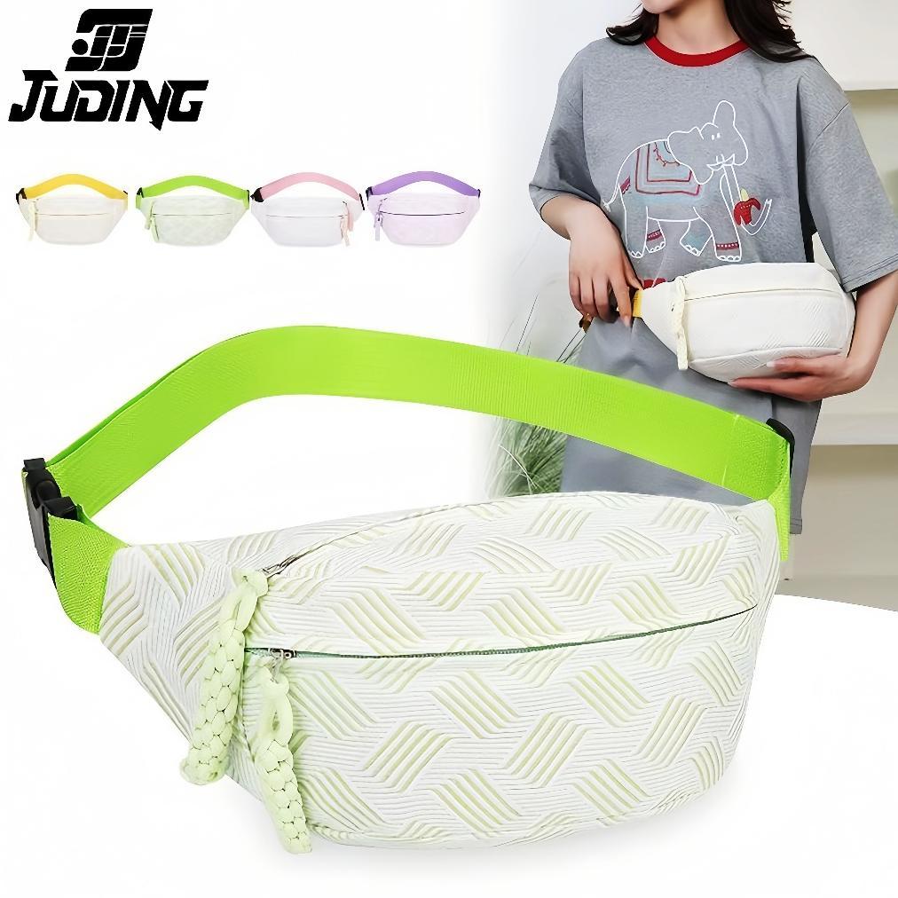 Hot Deals Juding Tas Pinggang Olahraga Lucu Tas Selempang Wanita Korea Kekinian Puffy Aesthetic Chic