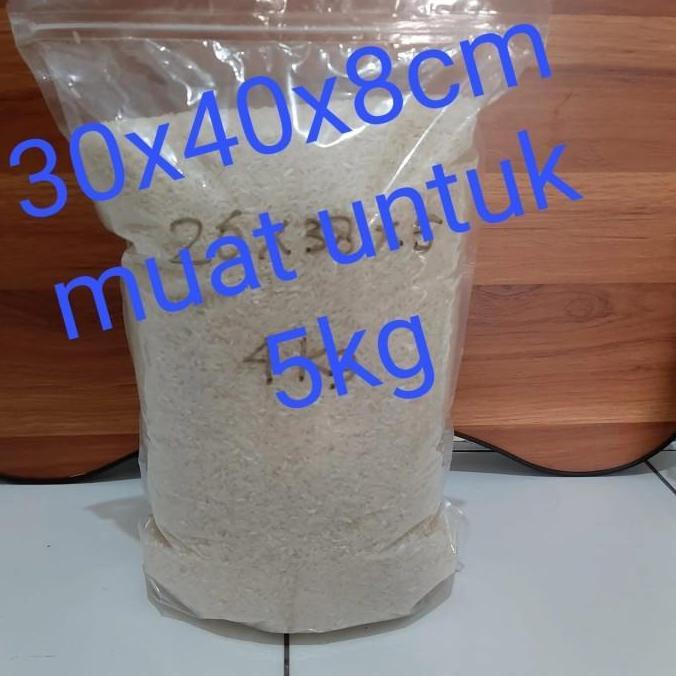 Standing Pouch Plastik Ziplock 30x40 Plastik Klip Berdiri Transparan