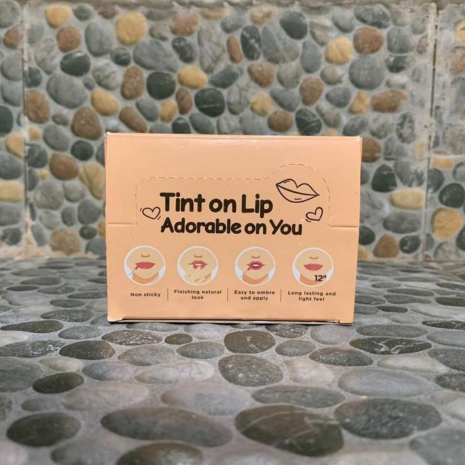 [GROSIR] [12PCS] Hanasui Tintdorable Lip Stain Lip Tint