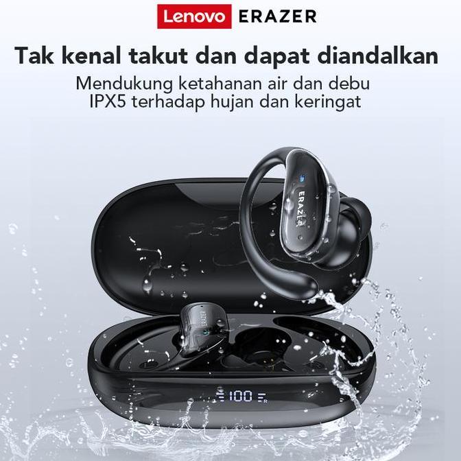Lenovo ERAZER XT80PRO Headset terjemahan pintar AI True Wireless Bluetooth Earphone Sport TWS Noise 