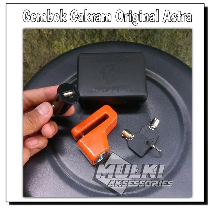 Gembok Cakram Motor Anti maling Kunci Disc Lock Original Astra FIF GROUP