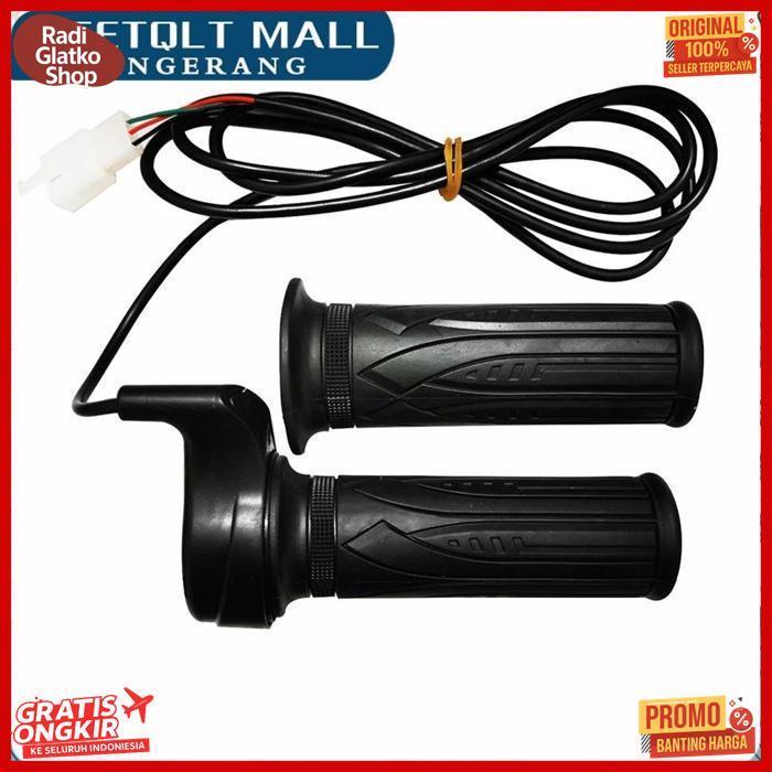 Termurah Throttle Akselerator Untuk Sepeda Elektrik-Grip Gas Sepeda Listrik-Throttle Handle Grip Sep