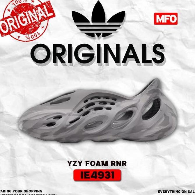 YZY FOAM RNR ORIGINAL ORI SEPATU SANDAL PRIA IE4931