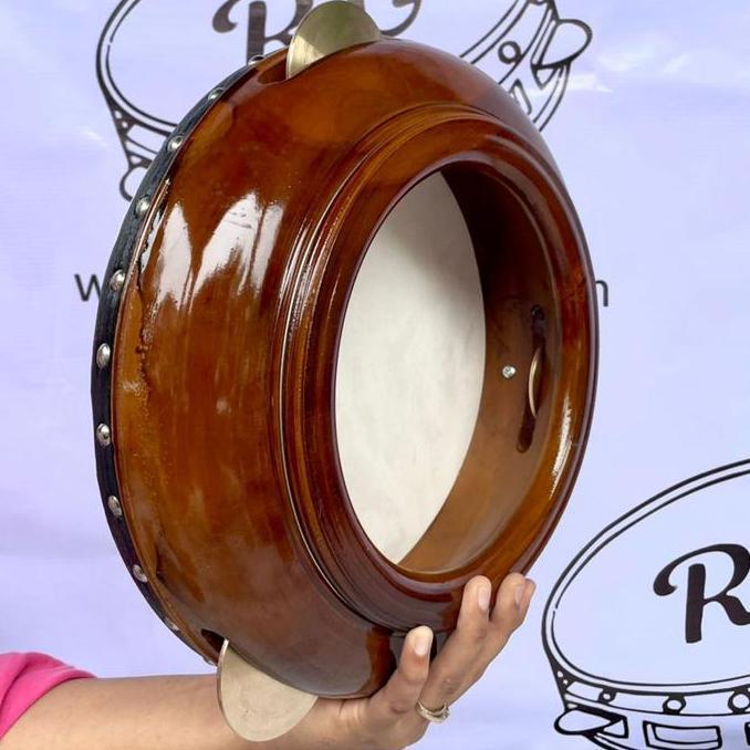 Rebana Hadroh Kualitas Super Bahan Kayu Jati Satu Set Bas Banjari