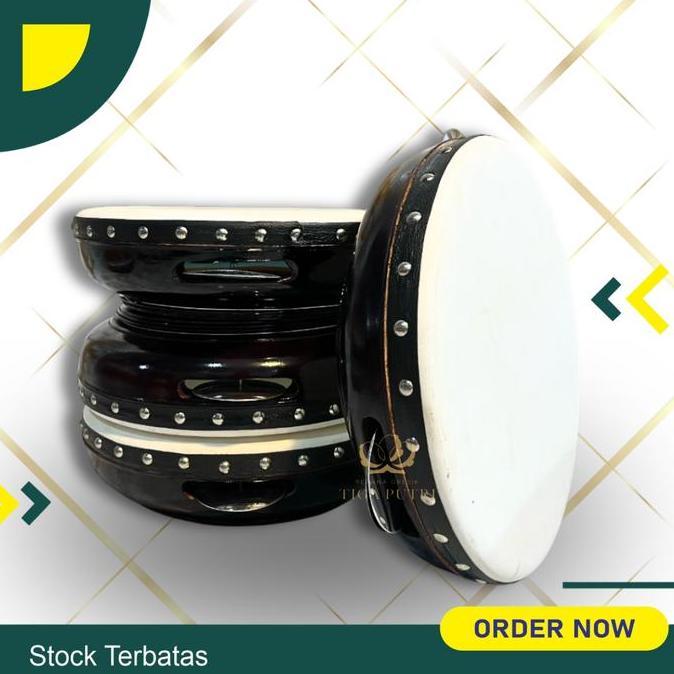 Alat musik Rebana Hadroh jepara banjari terbang hadroh Asli Kayu