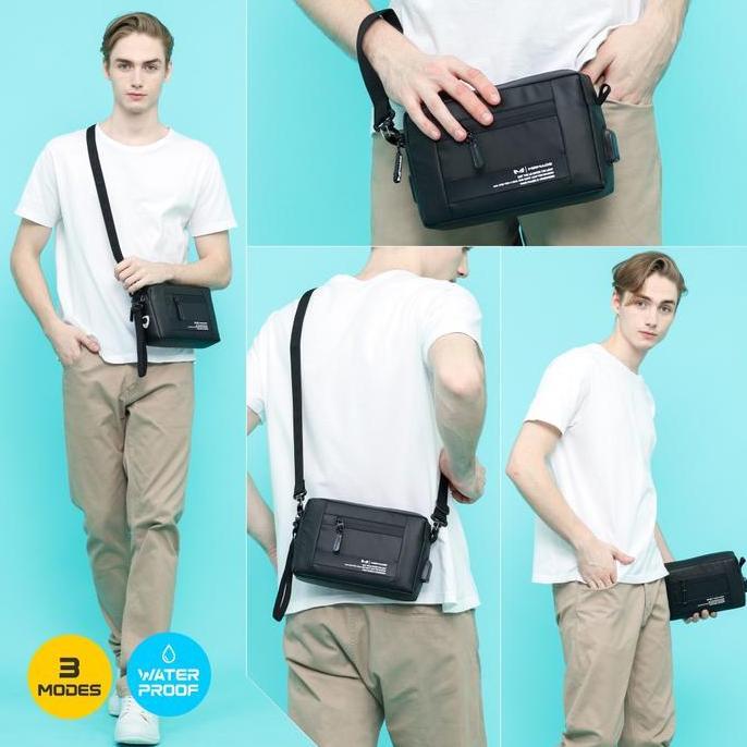 Bag- Clutch Bag Kepler Pouch Pria Wanita Hand Bag Waterproof - Mr Mads