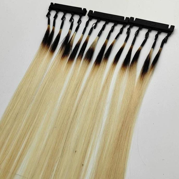 BRZ Set 40PCS Klip Rambut 6D untuk Ekstensi, Alat Sambung Rambut Asli GEN2 Cocok untuk Salon & Pemul