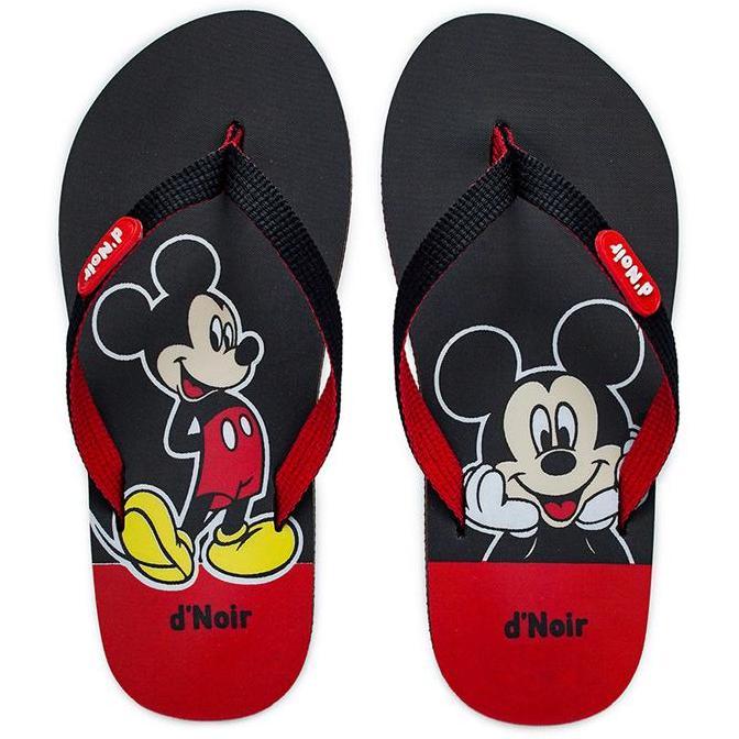 Sptkrn- Dnoir Sandal Jepit Anak Laki Laki & Perempuan Mickey Mouse Size 25 - 36 Fashion