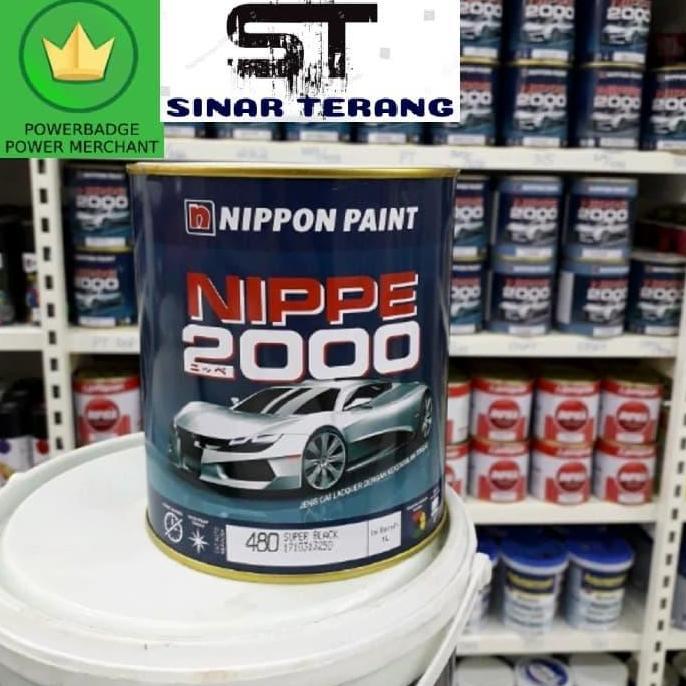 Wutwut- Nippe 2000 / Nippon Paint / Cat Minyak Kayu Warna Hitam/Putih / Doff