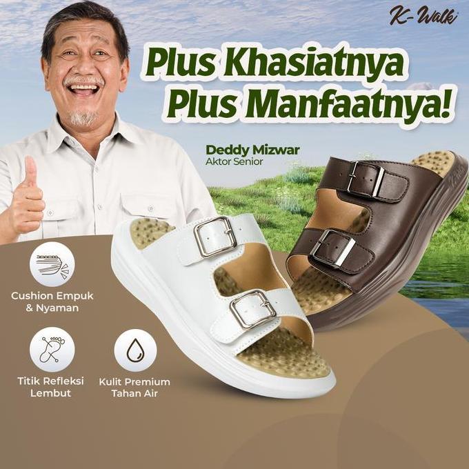 New- Sandal Terapi Kesehatan K Walk Deddy Mizwar Sandal Rematik Akupuntur
