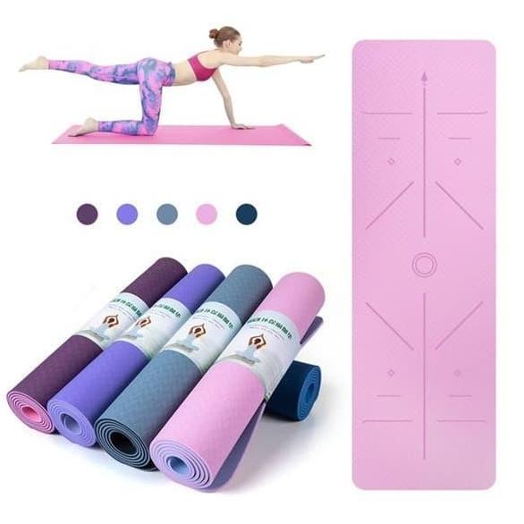 YOGA MAT / TPE YOGA MAT / YOGA MAT DOUBLE PINK