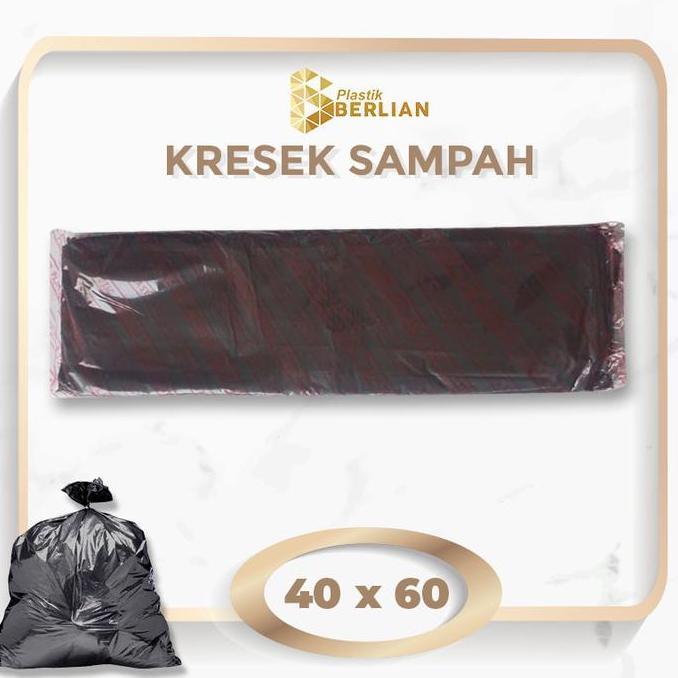 Cling- Plastik Sampah 40 X 60 Tulip Kantong Kresek Sampah Ekonomis - Hitam