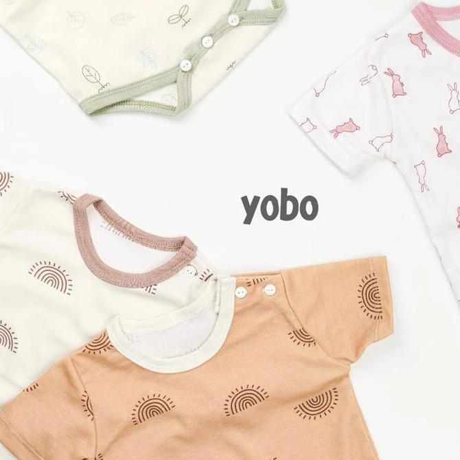 Promo YOBO Baby Jumper Newborn Onesie | Baju Bayi Jumper Bodysuit JUMPER SEGITIGA Diskon