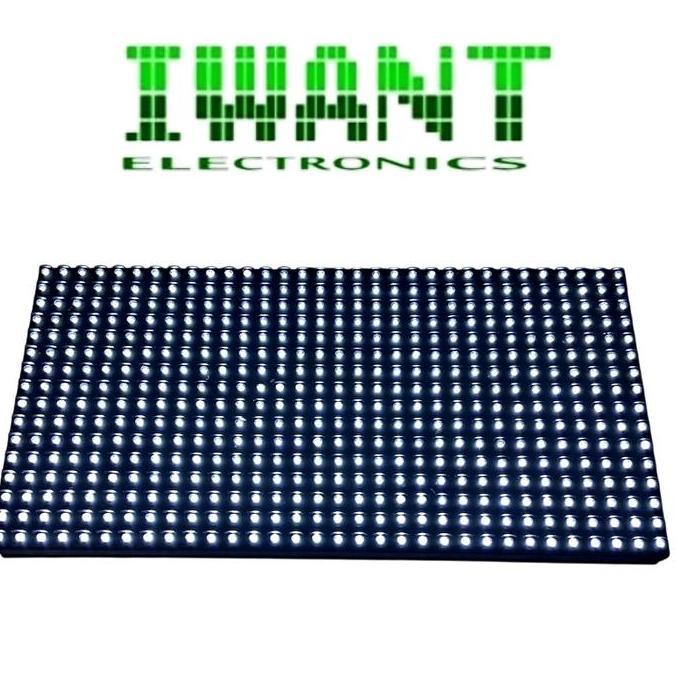 LED P10 INDOOR WHITE DIP LED P10 PUTIH INDOOR RUNNING TEXT P10 WHITE