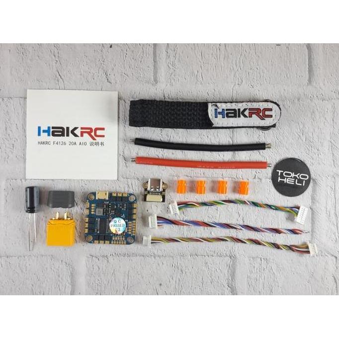 HAKRC F411 20A 2-5S AIO Flight Controller FC ESC Reptile Cloud V2