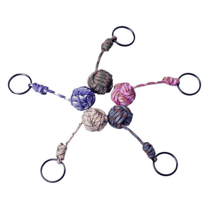 Gantungan Kunci Tali Paracord Munkees Paracord Monkey Fist Army - 6460