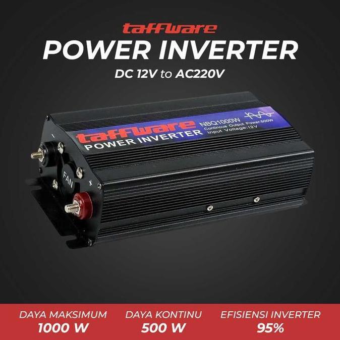 TAFFWARE Car Power Inverter DC 12V to AC220V 1000W - NBQ1000W