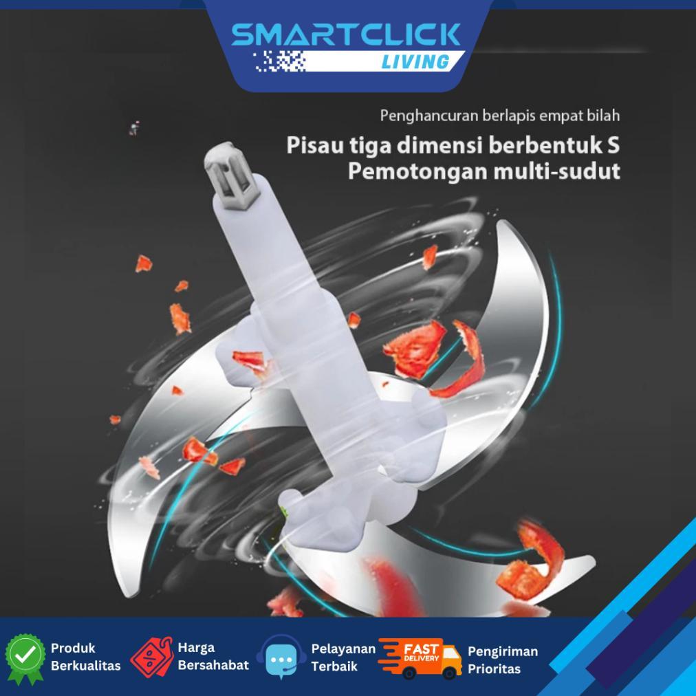 BESTPROMO BLENDER DAGING SERBAGUNA STAINLESS STEEL SUS304 CHOPPER 2L TAHAN KARAT